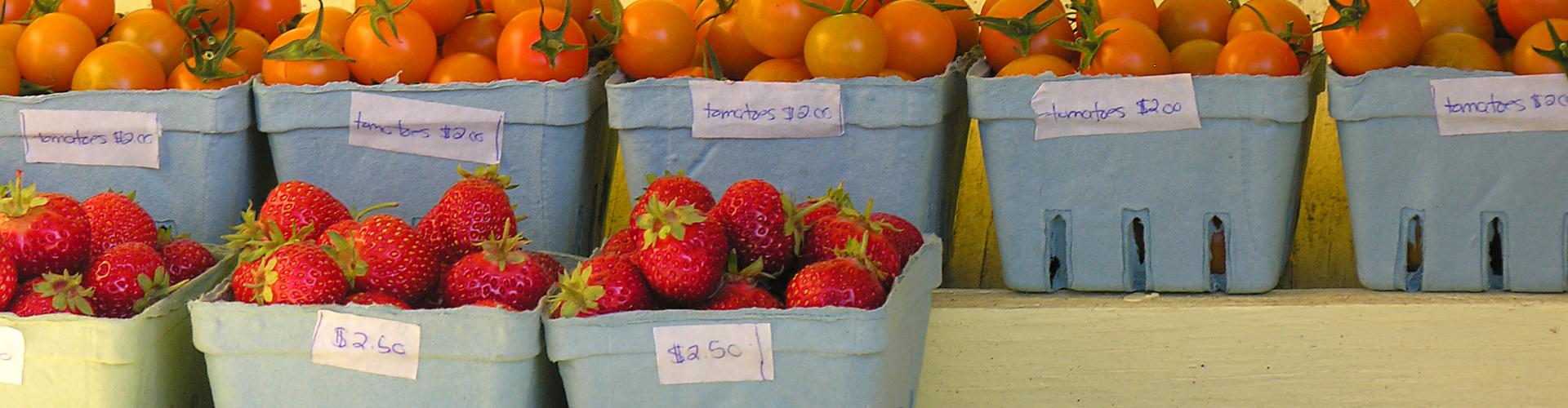 Local fresh produce for sale